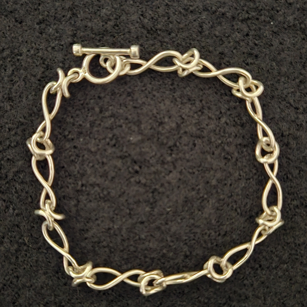 Silver bracelet. 925